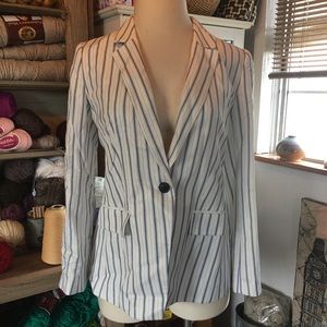 Loft linen blend blazer new